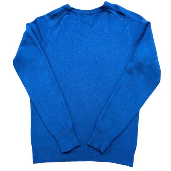 Cameron of Scotland 100% Cashmere Pull Over Sweater Royal Blue Size Small - Picture 3 of 6